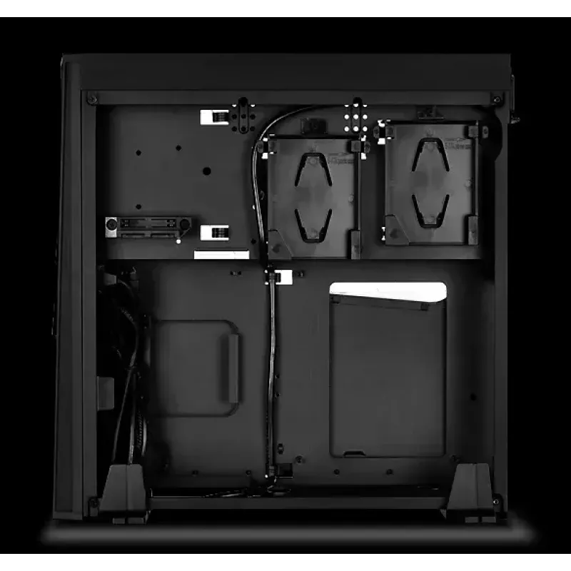 PC-kotelo Silverstone RVZ02 Small Form Factor musta, hopea