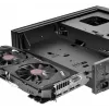 PC-kotelo Silverstone RVZ02 Small Form Factor musta, hopea