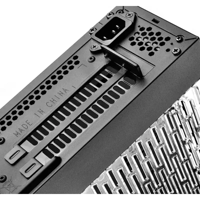 PC-kotelo Silverstone RVZ02 Small Form Factor musta, hopea