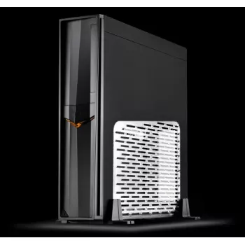 PC-kotelo Silverstone RVZ02 Small Form Factor musta, hopea