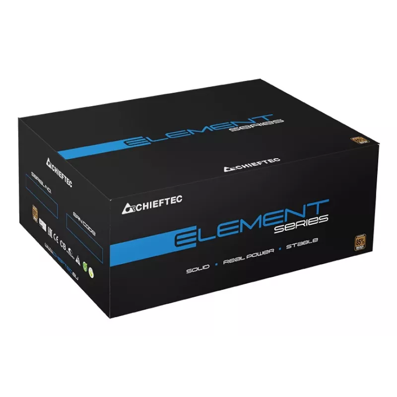 Chieftec ELP-700S virtalähde 700 W 20+4 pin ATX PS/2 musta