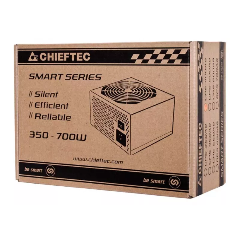 Chieftec GPS-650A8 virtalähde 650 W 20+4 pin ATX PS/2 musta
