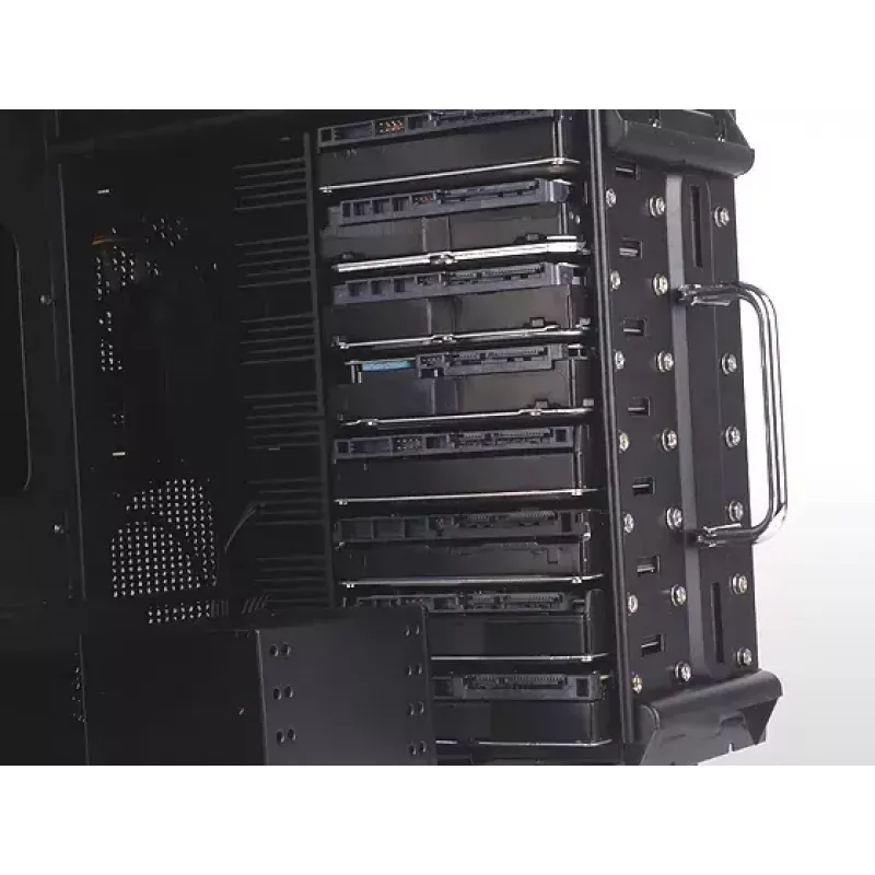 PC-kotelo Silverstone TJ04-E Midi Tower musta