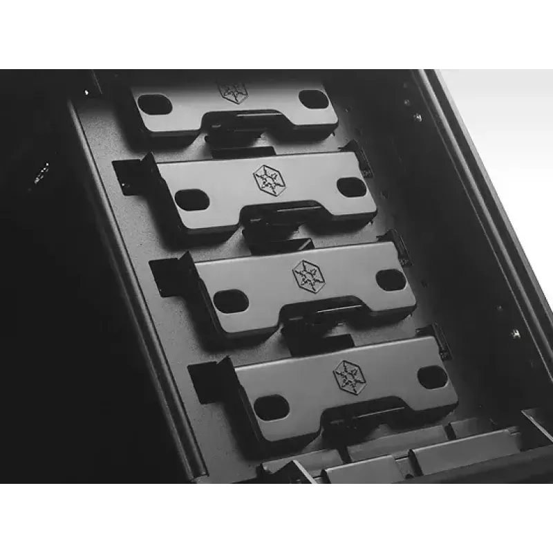 PC-kotelo Silverstone TJ04-E Midi Tower musta