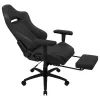 Aerocool ROYALASHBK premium ergonominen pelituoli jalkatuella Aeroweave-teknologia musta