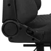 Aerocool ROYALASHBK premium ergonominen pelituoli jalkatuella Aeroweave-teknologia musta