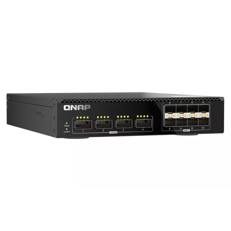 QNAP QSW-M7308R-4X verkkokytkin hallittava L3 1U musta