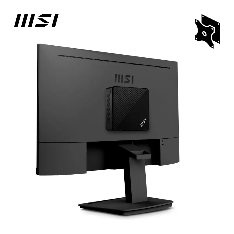 MSI Cubi N ADL-006DE Intel® N N200 4 GB DDR4-SDRAM 128 GB SSD Windows 11 Pro -minitietokone musta