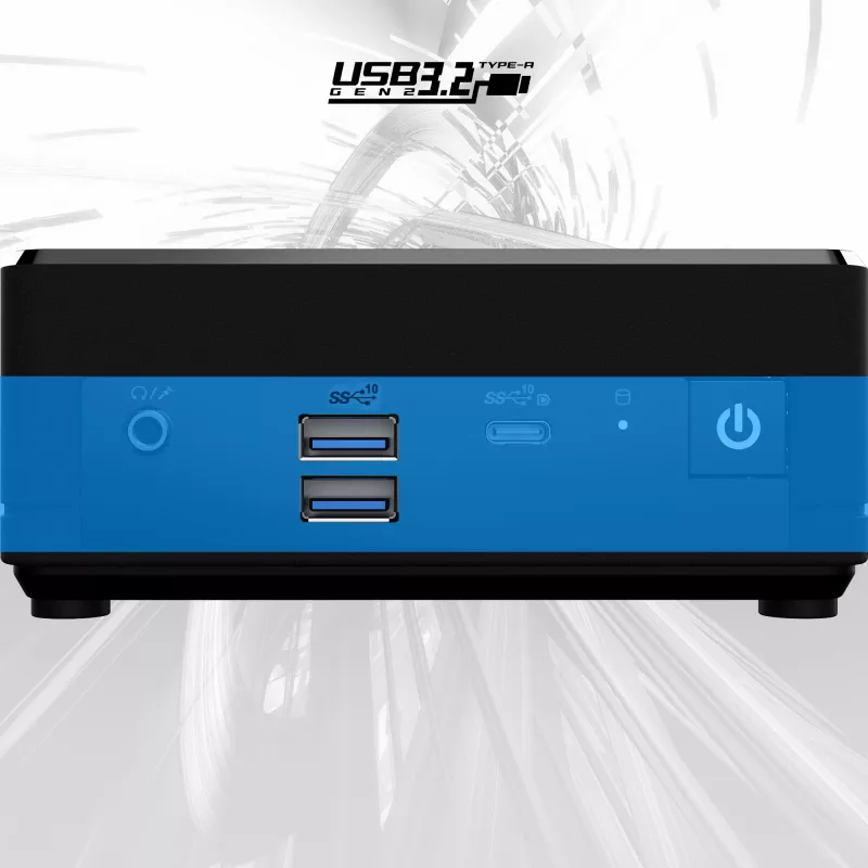 MSI Cubi N ADL-006DE Intel® N N200 4 GB DDR4-SDRAM 128 GB SSD Windows 11 Pro -minitietokone musta