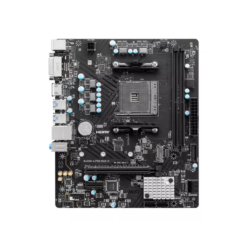 MSI B450M-A PRO MAX II -emolevy AMD B450 Socket AM4 micro ATX