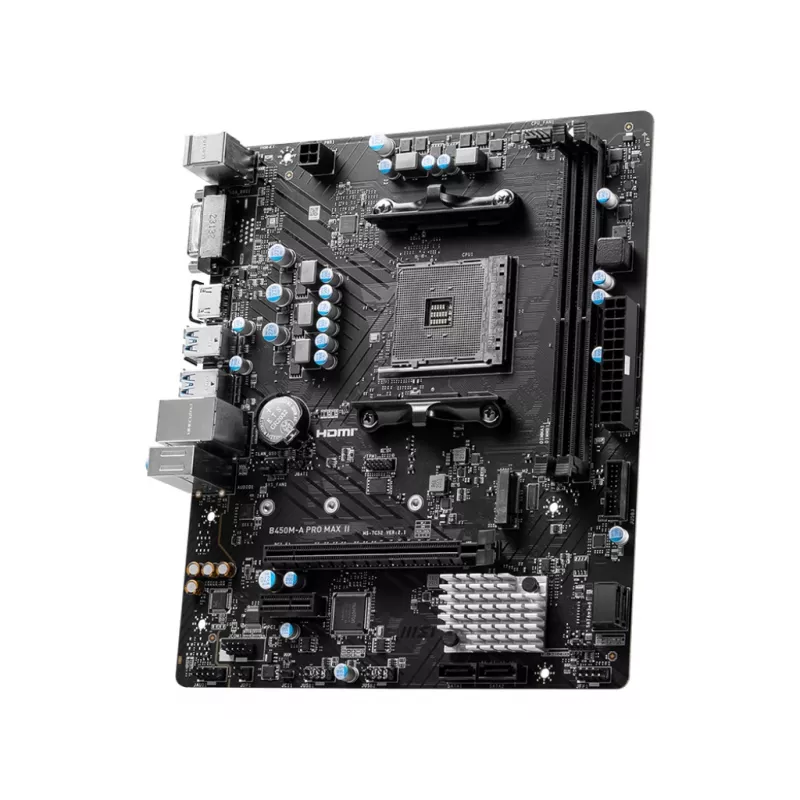 MSI B450M-A PRO MAX II -emolevy AMD B450 Socket AM4 micro ATX