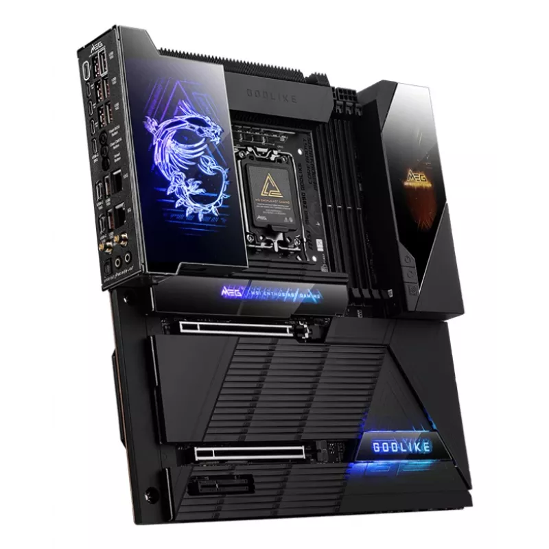 MSI MEG Z890 GODLIKE -emolevy - Z890-piirisarja, LGA1851-kanta, Extended ATX