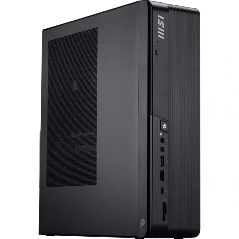 MSI Pro DP80 A14G-003EU -tietokone Intel® Core™ i7 i7-14700 16 GB DDR5-SDRAM 1 TB SSD Windows 11 Pro -pöytätietokone musta