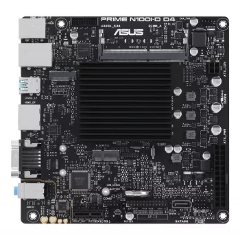 Emolevy ASUS PRIME N100I-D D4, Intel-piirisarja, ei kantaa, mini ITX