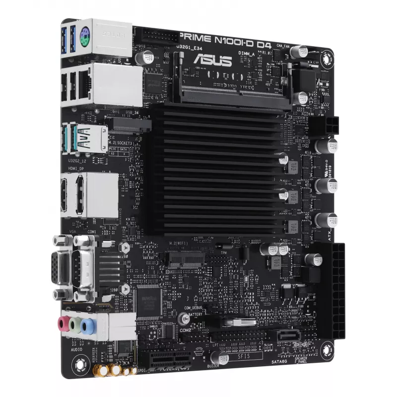 Emolevy ASUS PRIME N100I-D D4, Intel-piirisarja, ei kantaa, mini ITX