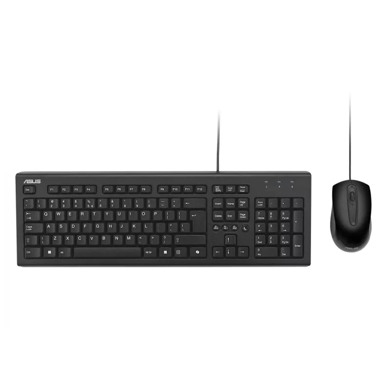 ASUS U2000 +MAUS/SW/UI näppäimistö ja hiiri sisältyy yleinen USB musta