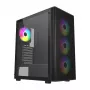 FSP M220-BA kotelo Midi-Tower mATX, ATX musta ARGB
