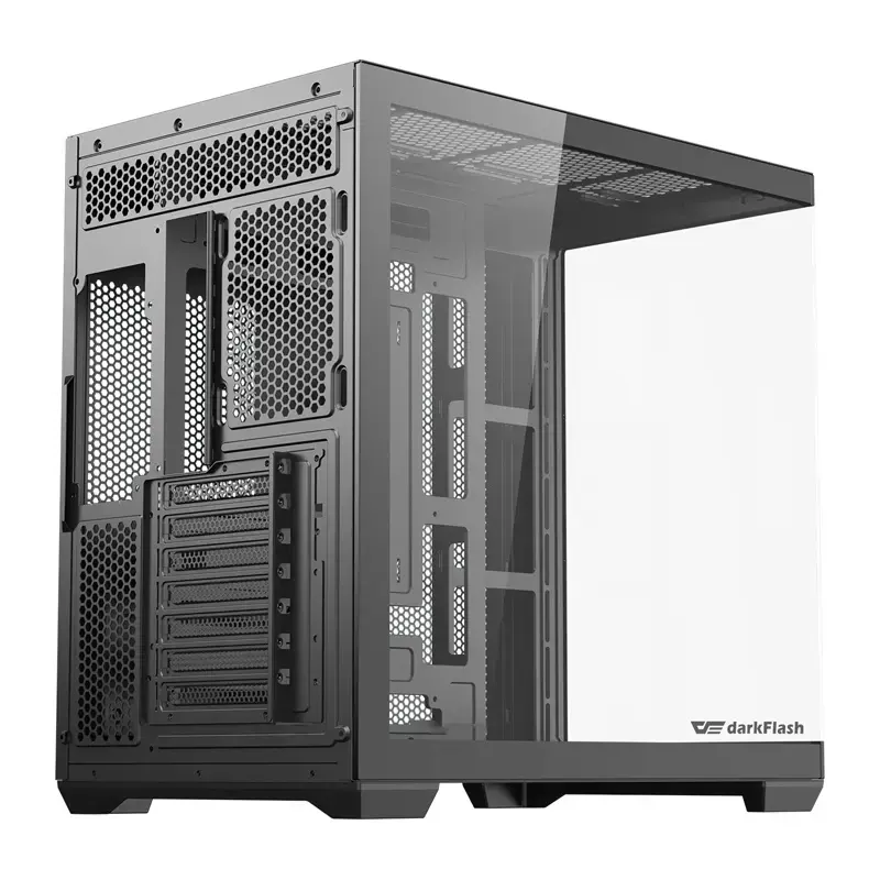 Tietokonekotelo Darkflash C280 (musta) – Mid-Tower ATX-yhteensopiva, etuverkkopaneeli