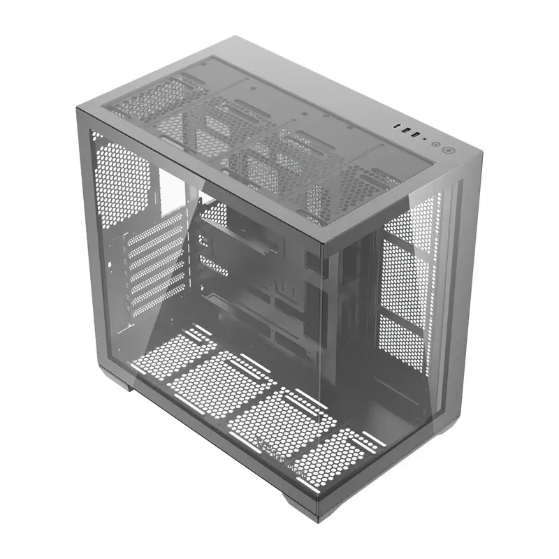 Tietokonekotelo Darkflash C280 (musta) – Mid-Tower ATX-yhteensopiva, etuverkkopaneeli