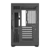 Tietokonekotelo Darkflash C280 (musta) 7 esiasennetulla tuulettimella