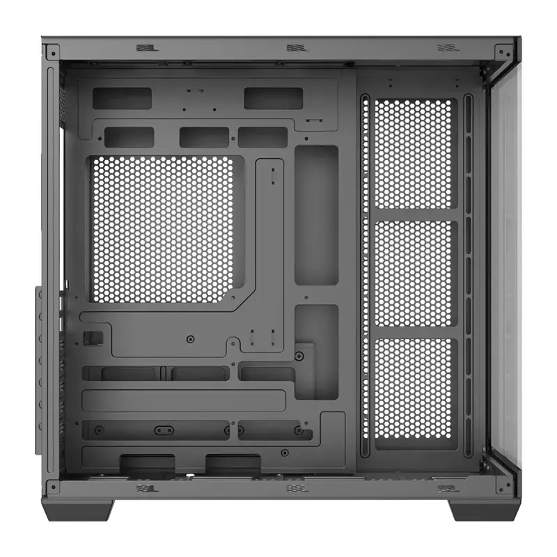Tietokonekotelo Darkflash C280 (musta) 7 esiasennetulla tuulettimella