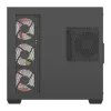Tietokonekotelo Darkflash C280 (musta) 7 esiasennetulla tuulettimella