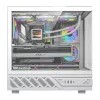 Tietokonekotelo Darkflash DS950 (valkoinen) 6 esiasennetulla tuulettimella