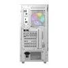 Tietokonekotelo Darkflash DS950 (valkoinen) 6 esiasennetulla tuulettimella