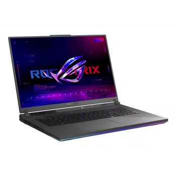 ASUS ROG Strix G18 G814PP-S8014W AMD Ryzen™ 9 8940HX kannettava 45,7 cm (18 tuuman) WUXGA 32 GB DDR5-SDRAM 1 TB SSD NVIDIA GeForce RTX 5070 Wi-Fi 6E (802.11ax) Windows 11 Home saksa musta, harmaa