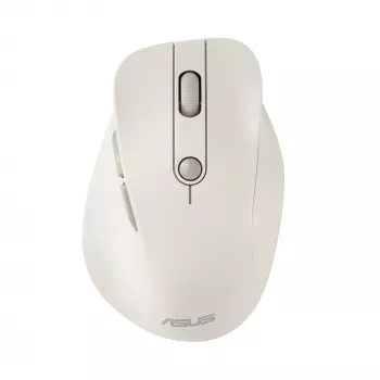 Langaton oikeakätisen hiiri ASUS MD105 MK-WH — RF + Bluetooth, 2400 DPI, rulla, paristo, beige