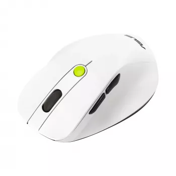 Hiiri ASUS MD105 /VT-GN — oikeakätinen RF langaton + Bluetooth, 2400 DPI, vieritysrulla, paristokäyttöinen, valkoinen/vihreä