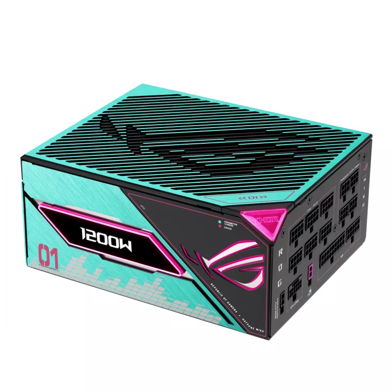 ASUS ROG -THOR-1200P3-MIKU virtalähde 1200 W 20+4 pin ATX ATX monivärinen