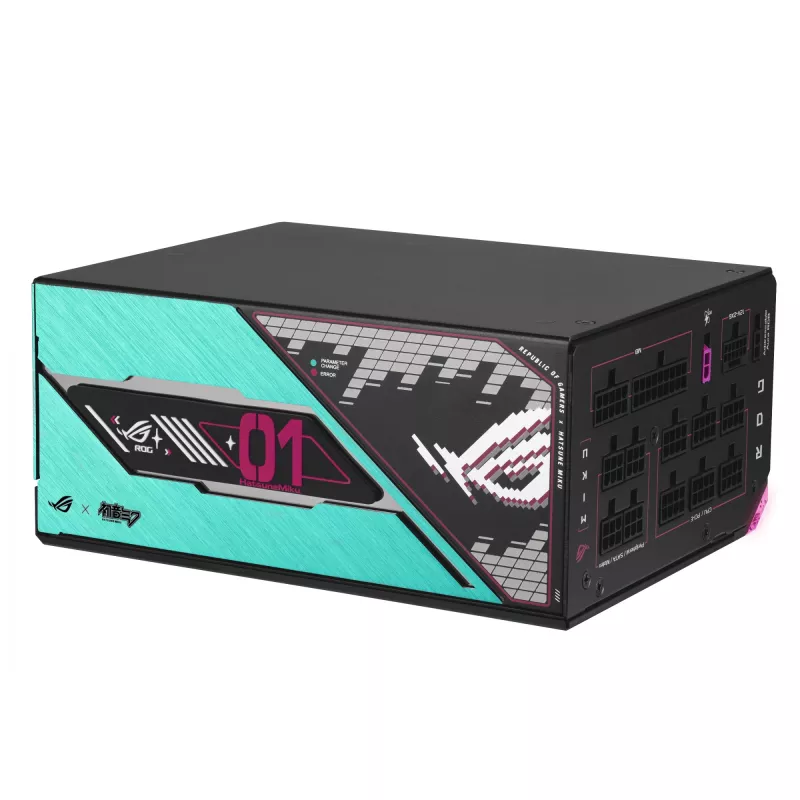 ASUS ROG -THOR-1200P3-MIKU virtalähde 1200 W 20+4 pin ATX ATX monivärinen