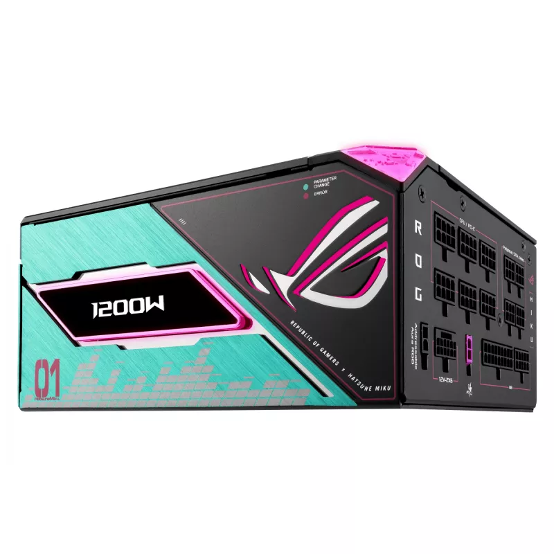 ASUS ROG -THOR-1200P3-MIKU virtalähde 1200 W 20+4 pin ATX ATX monivärinen