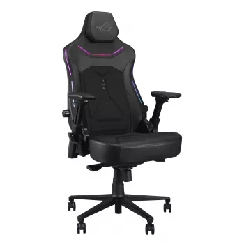 Universaali pelituoli ASUS ROG Courser — pehmustettu istuin, maks. paino 136 kg, istuin 670×700 mm, vähimmäispituus 140 cm, musta