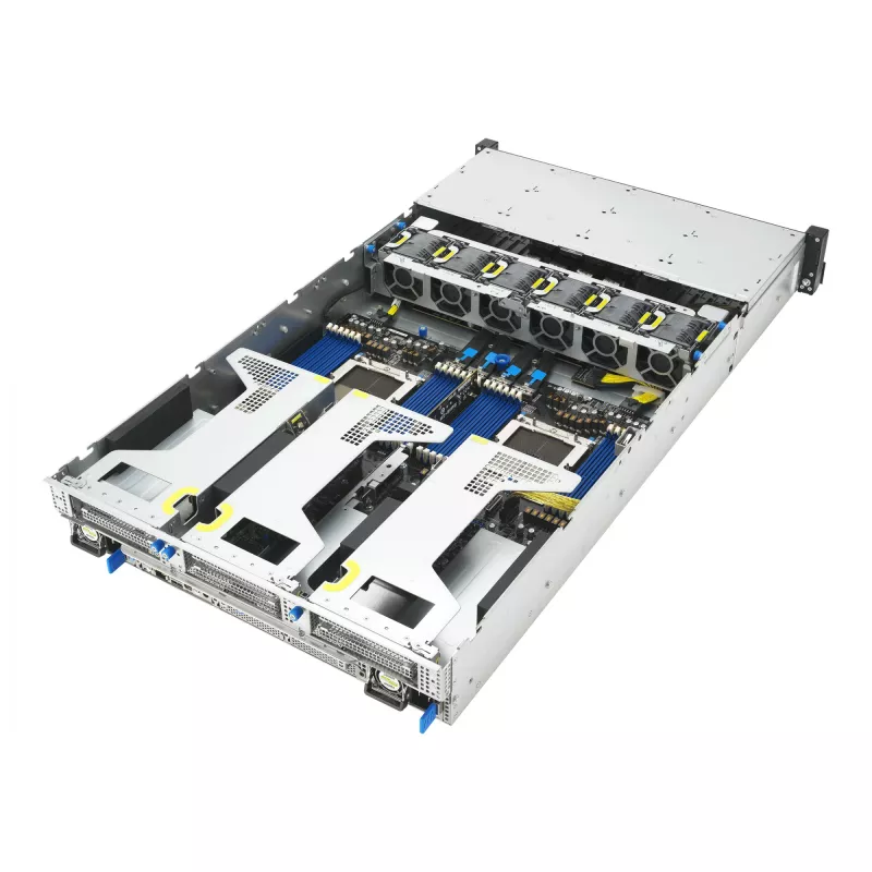 ASUS RS720A-E13-RS8U Socket SP5 Rack (2U) musta, hopea