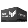 Virtalähde ASUS TUF Gaming 750G EVO — 750 W, ATX, 80 PLUS Gold, 20+4-pin, musta