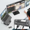 j5create JTS327 Multi-Angle 4K -telakointiteline, kannettavan tietokoneen teline, harmaa, alumiini, 40,6 cm (16 inch), 4 kg, Windows-kannettava / Mac