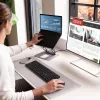 j5create JTS327 Multi-Angle 4K -telakointiteline, kannettavan tietokoneen teline, harmaa, alumiini, 40,6 cm (16 inch), 4 kg, Windows-kannettava / Mac