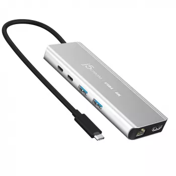 j5create JCD403 USB4 8K -moniporttikeskitin USB Type-C HDMI RJ-45