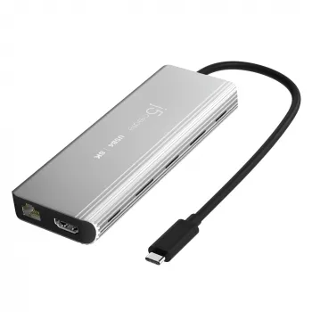 j5create JCD403 USB4 8K -moniporttikeskitin USB Type-C HDMI RJ-45