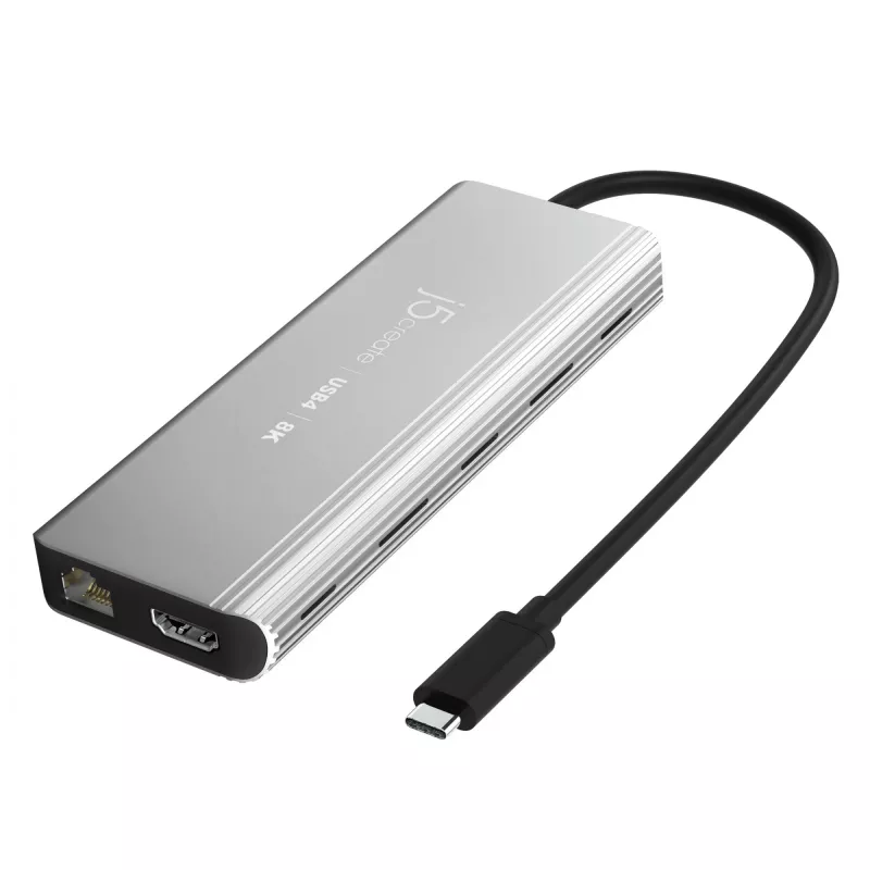 j5create JCD403 USB4 8K -moniporttikeskitin USB Type-C HDMI RJ-45