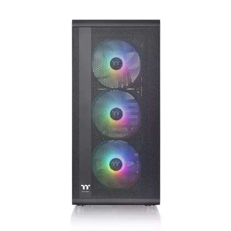 PC-kotelo Thermaltake S200 TG ARGB Midi Tower musta
