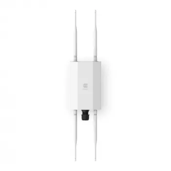 Langaton tukiasema EnGenius Fit6 2×2 Outdoor — Dual-Band 2,4/5 GHz, 1774 Mbit/s, PoE, 2,5GbE LAN, 4 antennia, valkoinen