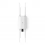Langaton tukiasema EnGenius Fit6 2×2 Outdoor — Dual-Band 2,4/5 GHz, 1774 Mbit/s, PoE, 2,5GbE LAN, 4 antennia, valkoinen