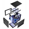 PC-kotelo Thermaltake Core V21 Cube musta