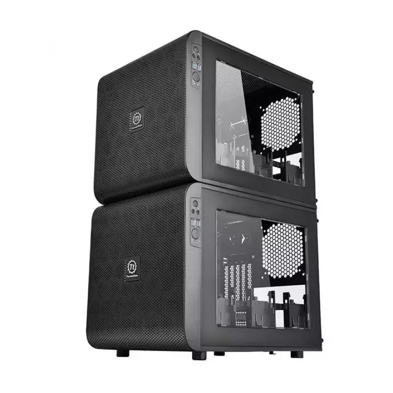 PC-kotelo Thermaltake Core V21 Cube musta