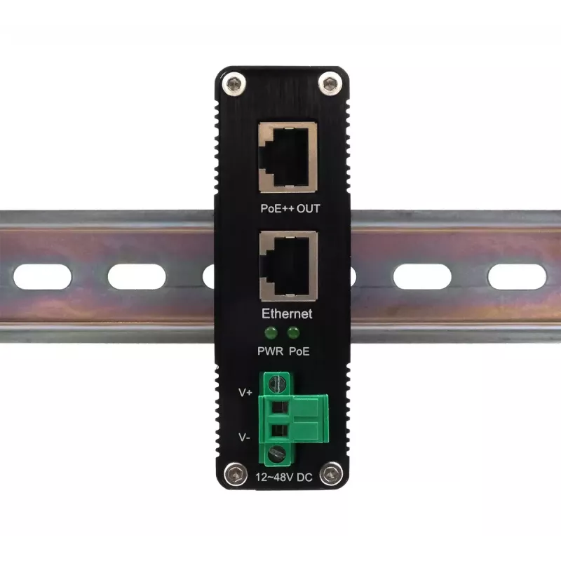 EXSYS PoE++ Gigabit-injektori 90W -40°C – +80°C