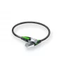 Verkkokaapeli Zyxel ACCESSORY-ZZ0109F Cat6a RJ-45–RJ-45 musta 0,18 m