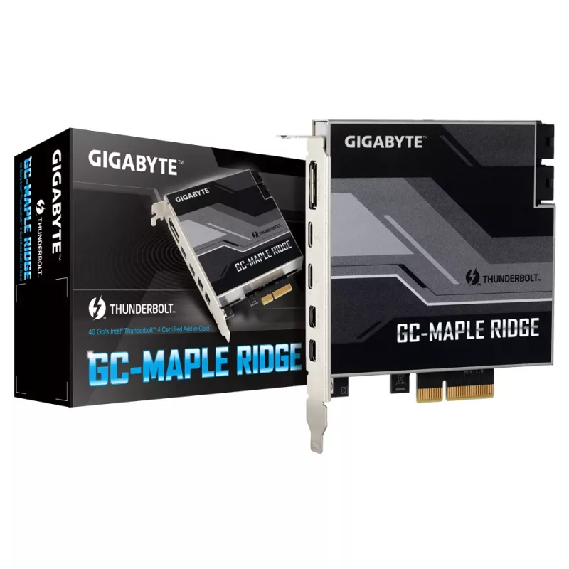 GIGABYTE GC-MAPLE RIDGE -liitäntäkortti/-sovitin sisäinen DisplayPort, Mini DisplayPort, Thunderbolt 4, USB 3.2 Gen 2 (3.1 Gen 2)